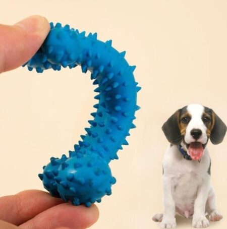 Bone Shaped Dog Rubber Toy