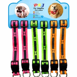 Reflective Dog and Puppy Collar- Briliant Colors