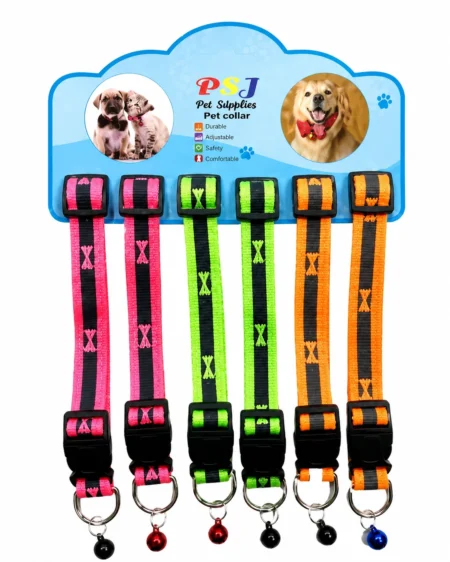 Reflective Dog and Puppy Collar- Briliant Colors