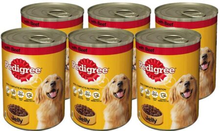 PEDIGREE Dog Tin with Beef in Jelly 400g