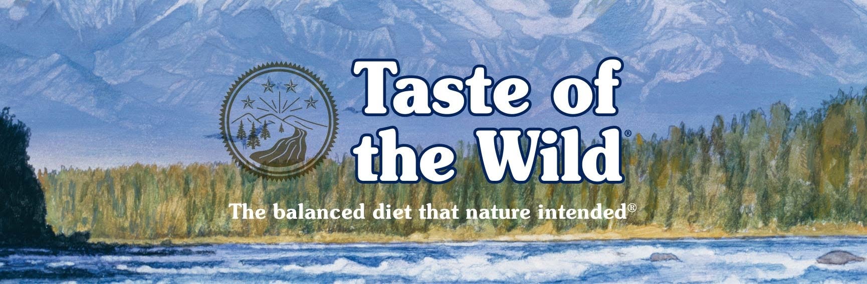 taste of the wild banner with images of products : reem pet store pakistan