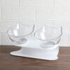 Double bowl raised stand food and water - Reem Pet Store