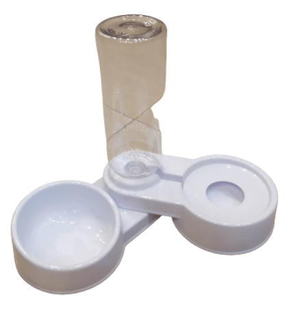 Rotatable food and water dispenser- Reem Pet Store
