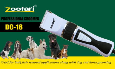 Zoofari DC18 Pet Hair Trimmer for cats and dogs in Pakistan