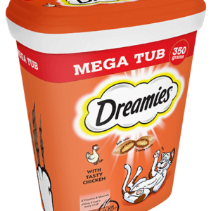 Dreamies mega tub with tasty chicken