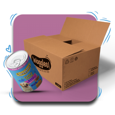 Waggles Puppy Food - Wet Food Reem Pet Store