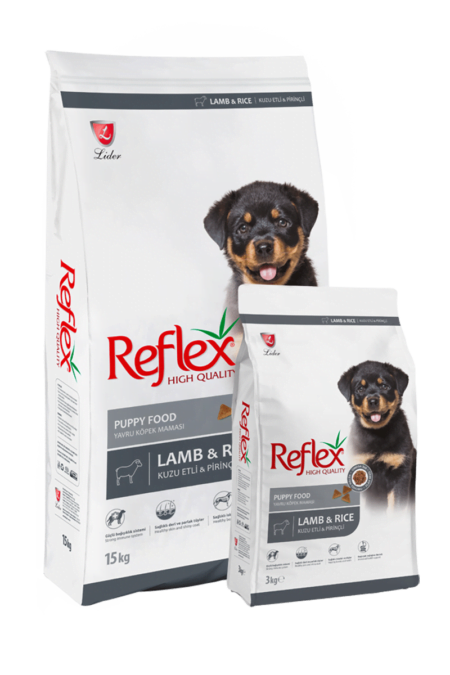 Reflex lamb and rice puppy food