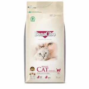 BonaCibo Chicken With Anchovy & Rice Adult Cat Food, 2kg