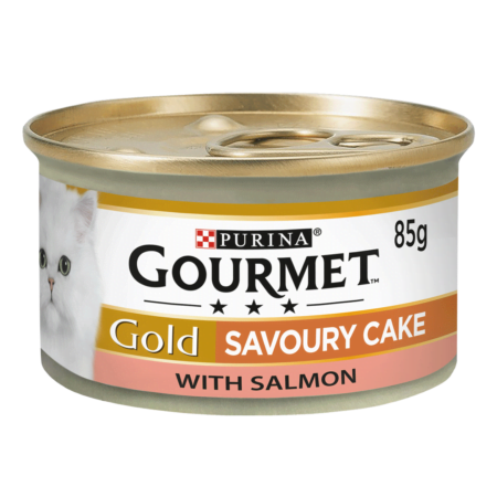 Gourmet Gold Tin Cake with Salmon