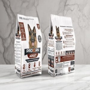 Procan Adult Dog Food 15 Kg – High-protein, vitamin-rich food for adult dogs available at Reem Pet Store Pakistan.
