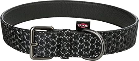 Trixie Night Reflect Collar Black 12425- Reem Pet Store