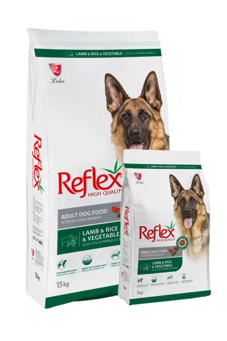 Reflex Adult Dog Food Lamb, Rice, Vegetable- Reem Pet Store
