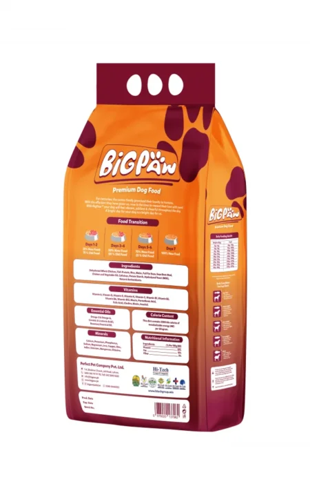 Bigpaw dog food front look