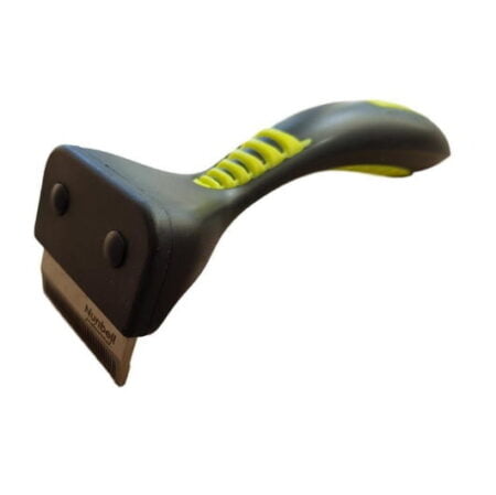Side view of the de-shedding tool.