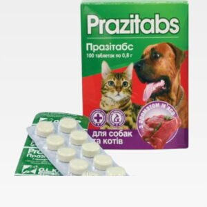 Prazitabs deworming tablets.