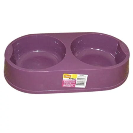 Hartz Double dinner pet bowl. Reem Pet Store