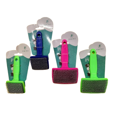 Multi Color Pet Grooming Brush- Reem Pet Store