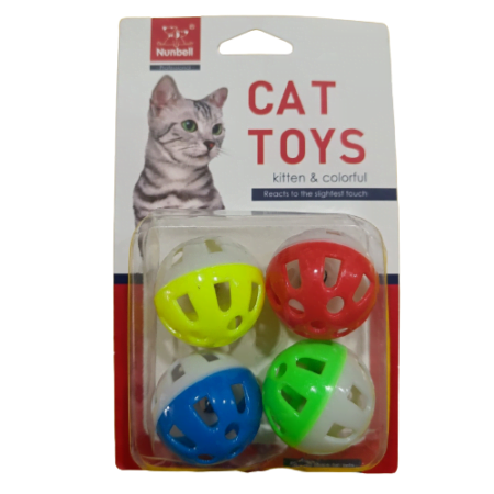 NB Plastic Ball For Cat 4 pcs