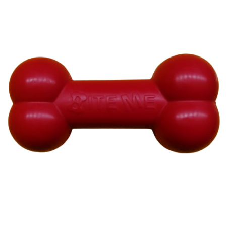 Red Rubber Dog Bone