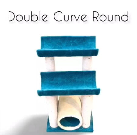 Cat Scratching Post Double Curve- Reem Pet Store.