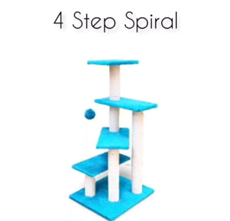 Cat Scratcher Spiral Four Steps