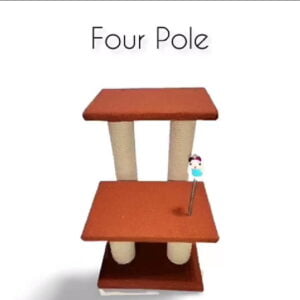 Cat Scratching Post four poles. Reem Pet Store