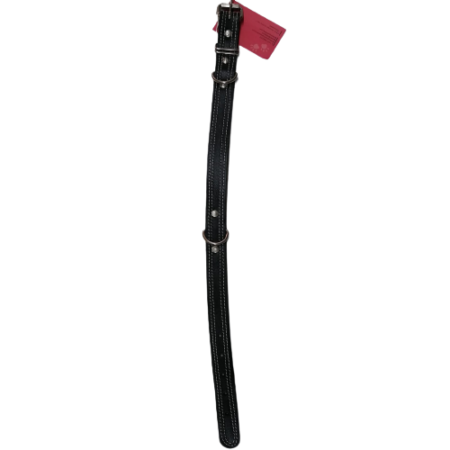 Black Leather Collar for Dogs