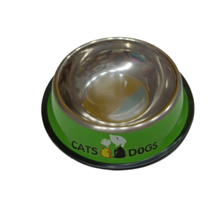 Coloured Steel Bowl - 26 cms- Reem Pet Store