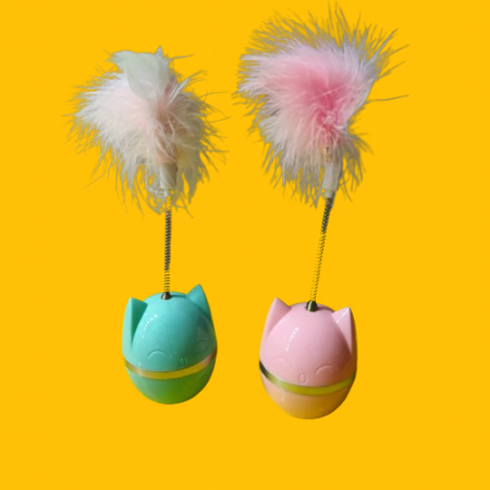 Image of cat tumbler spring toy.