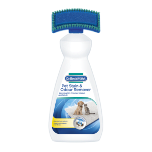 Dr Beckmann Pet Stain and Odour Remover 650 ml Spray Bottle with Brush – Available Only at Reem Pet Store Pakistan