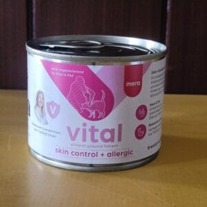 Mera Vital Skin Control and Allergy Wet Food for cats – veterinary hypoallergenic diet for healthy skin and coat.