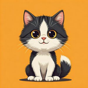 Cat sitting