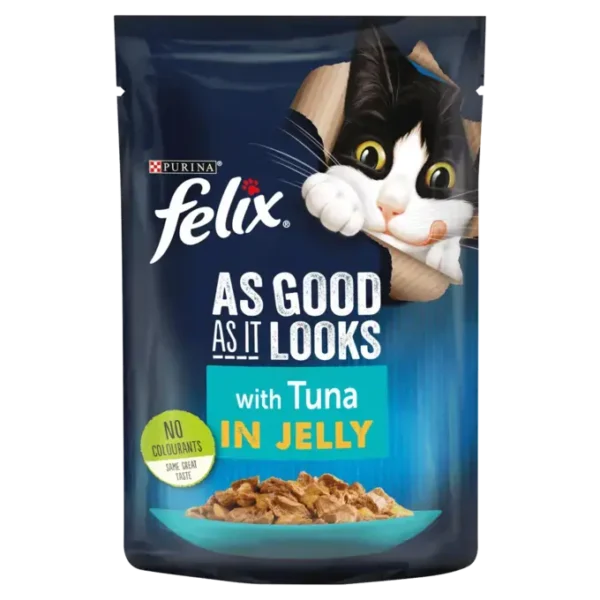 Felix As Good As it Looks Tuna in Jelly Wet Cat Food