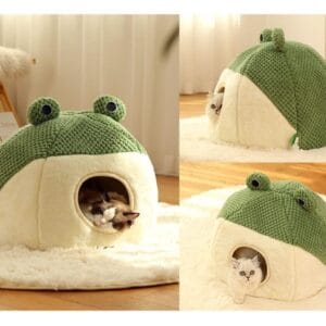 Igloo Shaped Cozy Cat House cum Bed