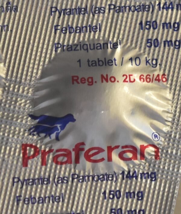 Praferan Deworming Tablets for Cats n Dogs