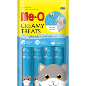 Meo Creamy Treat Chicken and Liver for Cats – Available at Reem Pet Store Pakistan