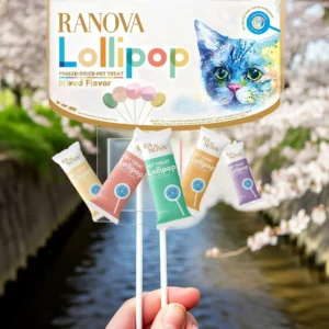 Ranova Lollipop Cat Treats mixed flavor freeze dried snacks for cats colorful lollipop treats Pakistan