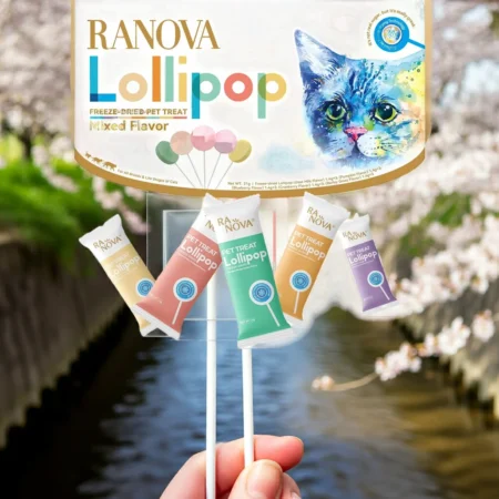 Ranova Lollipop Cat Treats mixed flavor freeze dried snacks for cats colorful lollipop treats Pakistan