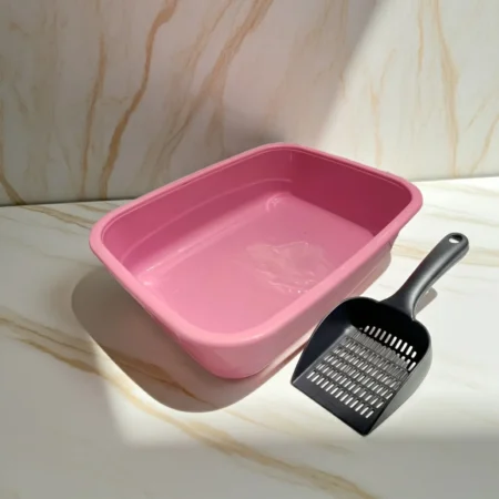 Cat Litter Tray Plastic Small With Scoop