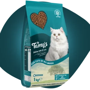 Tasty premium Tammy Cat Food 1kg for adult cats in Pakistan