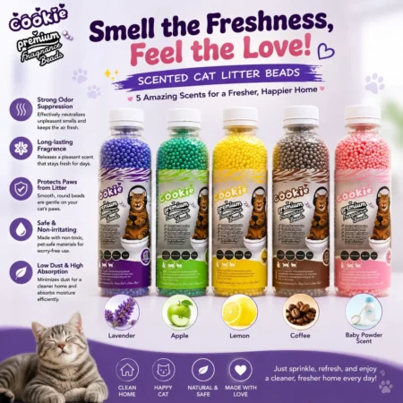 Cookie Cat Litter Deodorant Beads