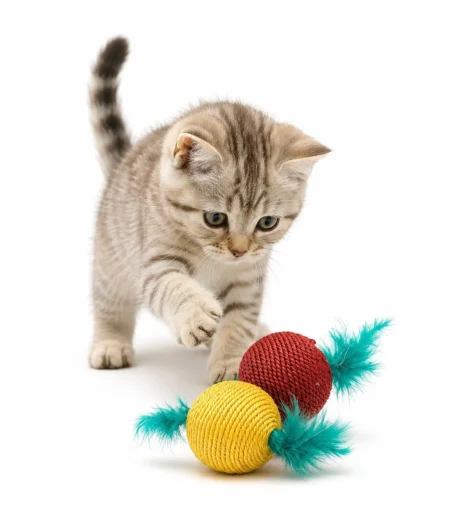 Double Furr Ball with Bell
