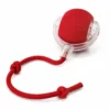Red P02 automatic interactive rolling pet ball for cats and small dogs