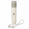 USB pet nail grinder for cats and dogs with charging cable.