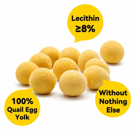 Ranova freeze-dried quail egg yolk treats with 8% lecithin