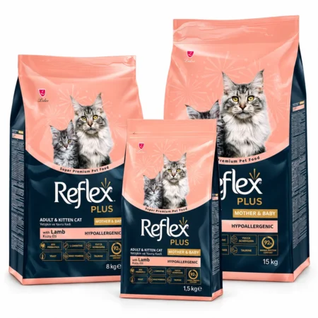 Reflex Plus Mother and Baby Cat Food with lamb and rice 1.5kg